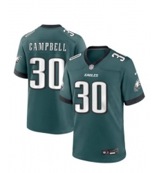 Men Philadelphia Eagles 30 Jihaad CAMPBELL Midnight Green Vapor Untouchable Limited Stitched Football Jersey