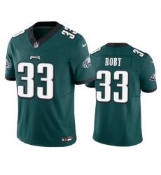Men Philadelphia Eagles 33 Bradley Roby Green 2023 F U S E  Vapor Untouchable Limited Stitched Football Jersey