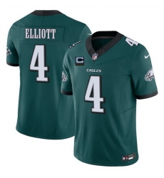 Men Philadelphia Eagles 4 Jake Elliott Green 2025 F U S E  With 4 Star C Patch Vapor Untouchable Limited Stitched Football Jersey