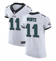 Mens Nike Philadelphia Eagles 11 Carson Wentz White Vapor Untouchable Elite Player NFL Jersey Mens Nike Philadelphia Eagles 11 Carson Wentz White Vapor Untouchable Elite Player NFL Jersey