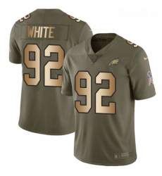 Mens Nike Philadelphia Eagles 92 Reggie White Limited OliveGold 2017 Salute to Service NFL Jersey Mens Nike Philadelphia Eagles 92 Reggie White Limited OliveGold 2017 Salute to Service NFL Jersey