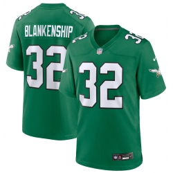 Men's Philadelphia Eagles Nike Reed Blankenship #32 Kelly Green Stitched NFL Jersey