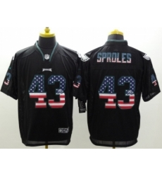 Nike Philadelphia Eagles 43 Darren Sproles Black Elite USA Flag Fashion NFL Jersey Nike Philadelphia Eagles 43 Darren Sproles Black Elite USA Flag Fashion NFL Jersey