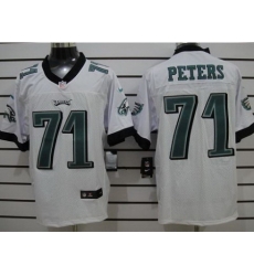 Nike Philadelphia Eagles 71 Jason Peters White Elite Nike NFL Jersey