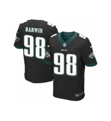 Nike Philadelphia Eagles 98 Connor Barwin Black Elite NFL Jersey Nike Philadelphia Eagles 98 Connor Barwin Black Elite NFL Jersey