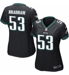 Nike Eagles #53 Nigel Bradham Black Women Game Jersey Nike Eagles #53 Nigel Bradham Black Women Game Jersey
