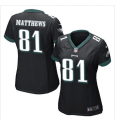 Women NEW Eagles #81 Jordan Matthews Black Alternate Stitched NFL New Elite Jersey Women NEW Eagles #81 Jordan Matthews Black Alternate Stitched NFL New Elite Jersey