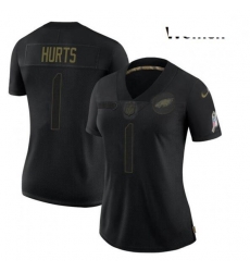 Women Nike Jalen Hurts Philadelphia Eagles Limited Black 2020 Salute To Service NFL Jersey Women Nike Jalen Hurts Philadelphia Eagles Limited Black 2020 Salute To Service NFL Jersey