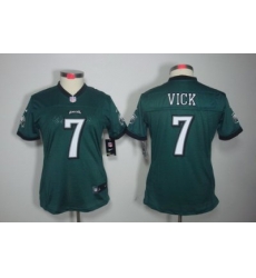 Women Nike Philadelphia Eagles 7# Michael Vick Green Color Limited Jerseys Women Nike Philadelphia Eagles 7# Michael Vick Green Color Limited Jerseys