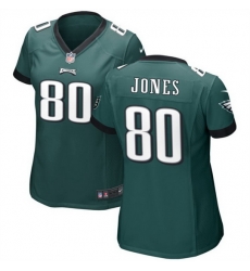 Women Philadelphia Eagles 80 Julio Jones Green Stitched Football Jersey Run Small Women Philadelphia Eagles 80 Julio Jones Green Stitched Football Jersey Run Small