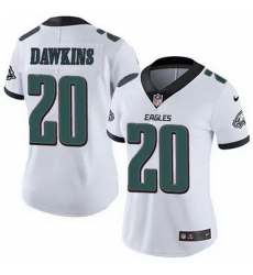 Women Philadelphia Eagles Brian Dawkins #20 White F U S E Stitched NFL Jersey Women Philadelphia Eagles Brian Dawkins #20 White F U S E Stitched NFL Jersey