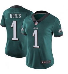 Women Philadelphia Eagles Jalen Hurts 1 Limited Green Vapor Untouchable NFL Jersey Women Philadelphia Eagles Jalen Hurts 1 Limited Green Vapor Untouchable NFL Jersey
