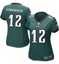 Womens Nike Philadelphia Eagles 12 Randall Cunningham Game Midnight Green Team Color NFL Jersey Womens Nike Philadelphia Eagles 12 Randall Cunningham Game Midnight Green Team Color NFL Jersey
