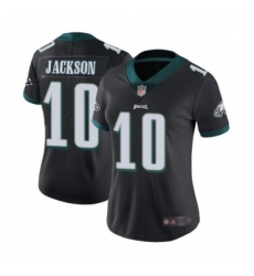 Womens Philadelphia Eagles 10 DeSean Jackson Black Alternate Vapor Untouchable Limited Player Football Jersey Womens Philadelphia Eagles 10 DeSean Jackson Black Alternate Vapor Untouchable Limited Player Football Jersey