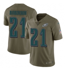 Nike Eagles #21 Patrick Robinson Olive Youth Stitched NFL Limited 2017 Salute to Service Jersey Nike Eagles #21 Patrick Robinson Olive Youth Stitched NFL Limited 2017 Salute to Service Jersey
