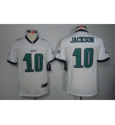 Nike Youth Philadelphia Eagles #10 Jackson White Color Limited Jerseys Nike Youth Philadelphia Eagles #10 Jackson White Color Limited Jerseys