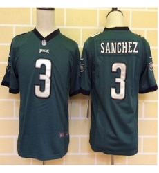 Youth New Philadelphia Eagles #3 Mark Sanchez Midnight Green Team Color Stitched NFL New Elite Jersey Youth New Philadelphia Eagles #3 Mark Sanchez Midnight Green Team Color Stitched NFL New Elite Jersey