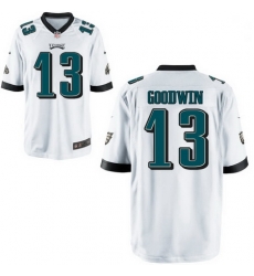 Youth Nike Eagles 13 Marquise Goodwin White Vapor Limited Stitched NFL Jersey Youth Nike Eagles 13 Marquise Goodwin White Vapor Limited Stitched NFL Jersey