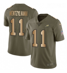 Youth Nike Philadelphia Eagles 11 Carson Wentz Limited OliveGold 2017 Salute to Service Wentzylvania NFL Jersey Youth Nike Philadelphia Eagles 11 Carson Wentz Limited OliveGold 2017 Salute to Service Wentzylvania NFL Jersey
