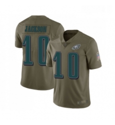 Youth Philadelphia Eagles 10 DeSean Jackson Limited Olive 2017 Salute to Service Football Jersey Youth Philadelphia Eagles 10 DeSean Jackson Limited Olive 2017 Salute to Service Football Jersey