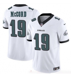 Youth Philadelphia Eagles 19 Kyle McCord White 2025 Draft New F U S E  Vapor Untouchable Limited Stitched Football Jersey