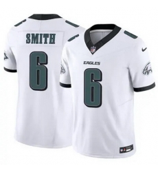 Youth Philadelphia Eagles DeVonta Smith #6 White F U S E Stitched NFL Jersey Youth Philadelphia Eagles DeVonta Smith #6 White F U S E Stitched NFL Jersey