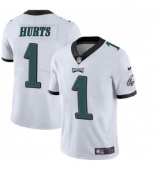 Youth Philadelphia Eagles Jalen Hurts 1 Limited White Vapor Untouchable NFL Jersey Youth Philadelphia Eagles Jalen Hurts 1 Limited White Vapor Untouchable NFL Jersey