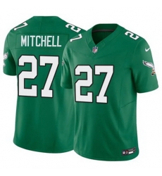 Youth Philadelphia Eagles Quinyon Mitchell #27 Green Vapor Untouchable Stitched NFL Jersey Youth Philadelphia Eagles Quinyon Mitchell #27 Green Vapor Untouchable Stitched NFL Jersey