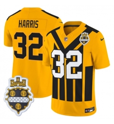 Men Pittsburgh Steelers 32 Franco Harris Gold 1933 F U S E Throwback Alternate Football Stitched Football Jersey Men Pittsburgh Steelers 32 Franco Harris Gold 1933 F U S E Throwback Alternate Football Stitched Football Jersey