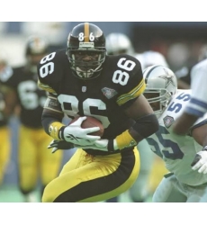 Men Pittsburgh Steelers #86 Eric Green 1994 Throwback Black 75TH Anniversary NFL Jersey