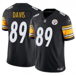 Men Pittsburgh Steelers  89 Joaquin Davis Black 2026 F U S E  Vapor Limited Stitched Football Jersey