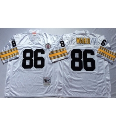 Mitchell And Ness Steelers #86 Hines Ward white Throwback Stitched NFL Jersey Mitchell And Ness Steelers #86 Hines Ward white Throwback Stitched NFL Jersey