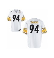 Nike Pittsburgh Steelers 94 Lawrence Timmons White Game NFL Jersey Nike Pittsburgh Steelers 94 Lawrence Timmons White Game NFL Jersey
