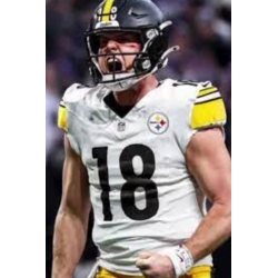 Steelers #18 Will HOWARD White Stitched 2025 Draft Jersey