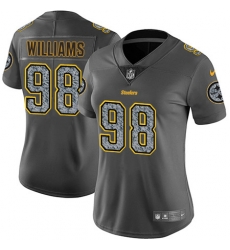Nike Steelers #98 Vince Williams Gray Static Womens NFL Vapor Untouchable Game Jersey Nike Steelers #98 Vince Williams Gray Static Womens NFL Vapor Untouchable Game Jersey