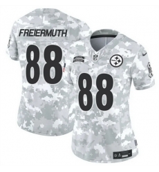 Women Pittsburgh Steelers 88 Pat Freiermuth 2024 F U S E Arctic Camo Salute To Service Limited Stitched Football Jersey Women Pittsburgh Steelers 88 Pat Freiermuth 2024 F U S E Arctic Camo Salute To Service Limited Stitched Football Jersey