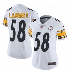 Womens Nike Pittsburgh Steelers 58 Jack Lambert White Vapor Untouchable Limited Player NFL Jersey Womens Nike Pittsburgh Steelers 58 Jack Lambert White Vapor Untouchable Limited Player NFL Jersey