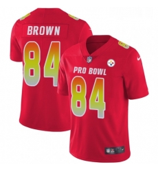 Womens Nike Pittsburgh Steelers 84 Antonio Brown Limited Red 2018 Pro Bowl NFL Jersey Womens Nike Pittsburgh Steelers 84 Antonio Brown Limited Red 2018 Pro Bowl NFL Jersey