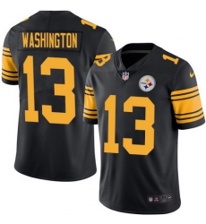 Nike Steelers #13 James Washington Black Youth Stitched NFL Limited Rush Jersey Nike Steelers #13 James Washington Black Youth Stitched NFL Limited Rush Jersey