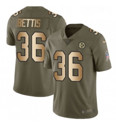 Youth Nike Pittsburgh Steelers 36 Jerome Bettis Limited OliveGold 2017 Salute to Service NFL Jersey Youth Nike Pittsburgh Steelers 36 Jerome Bettis Limited OliveGold 2017 Salute to Service NFL Jersey