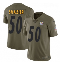 Youth Nike Pittsburgh Steelers 50 Ryan Shazier Limited Olive 2017 Salute to Service NFL Jersey Youth Nike Pittsburgh Steelers 50 Ryan Shazier Limited Olive 2017 Salute to Service NFL Jersey