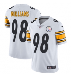 Youth Nike Steelers #98 Vince Williams White Stitched NFL Vapor Untouchable Limited Jersey Youth Nike Steelers #98 Vince Williams White Stitched NFL Vapor Untouchable Limited Jersey