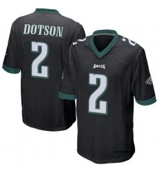 Youth Philadelphia Eagles 2 Jahan Dotson Black 2025 New F U S E Vapor Untouchable Limited Stitched Football Jersey