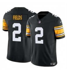Youth Pittsburgh Steelers 2 Justin Fields Black F U S E Vapor Untouchable Limited Stitched Football Jersey Youth Pittsburgh Steelers 2 Justin Fields Black F U S E Vapor Untouchable Limited Stitched Football Jersey