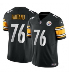 Youth Pittsburgh Steelers 76 Troy Fautanu Black 2024 Draft F U S E Vapor Untouchable Limited Stitched Jersey Youth Pittsburgh Steelers 76 Troy Fautanu Black 2024 Draft F U S E Vapor Untouchable Limited Stitched Jersey