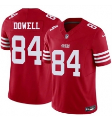 Men San Francisco 49ers  84 Colton Dowell Red 2026 F U S E  Vapor Untouchable Limited Stitched Football Jersey