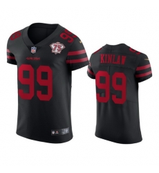 Nike San Francisco 49ers 99 Javon Kinlaw Black Alternate Men 75th Anniversary Stitched NFL Vapor Untouchable Elite Jersey Nike San Francisco 49ers 99 Javon Kinlaw Black Alternate Men 75th Anniversary Stitched NFL Vapor Untouchable Elite Jersey