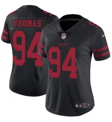 Nike 49ers #94 Solomon Thomas Black Alternate Womens Stitched NFL Vapor Untouchable Limited Jersey Nike 49ers #94 Solomon Thomas Black Alternate Womens Stitched NFL Vapor Untouchable Limited Jersey