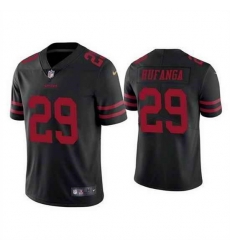 Women NFL San Francisco 49ers 29 Talanoa Hufanga Black Vapor Untouchable Limited Stitched Jersey Women NFL San Francisco 49ers 29 Talanoa Hufanga Black Vapor Untouchable Limited Stitched Jersey