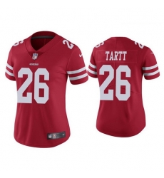 Women San Francisco 49ers 26 Jaquiski Tartt Red Vapor limited Jersey Women San Francisco 49ers 26 Jaquiski Tartt Red Vapor limited Jersey